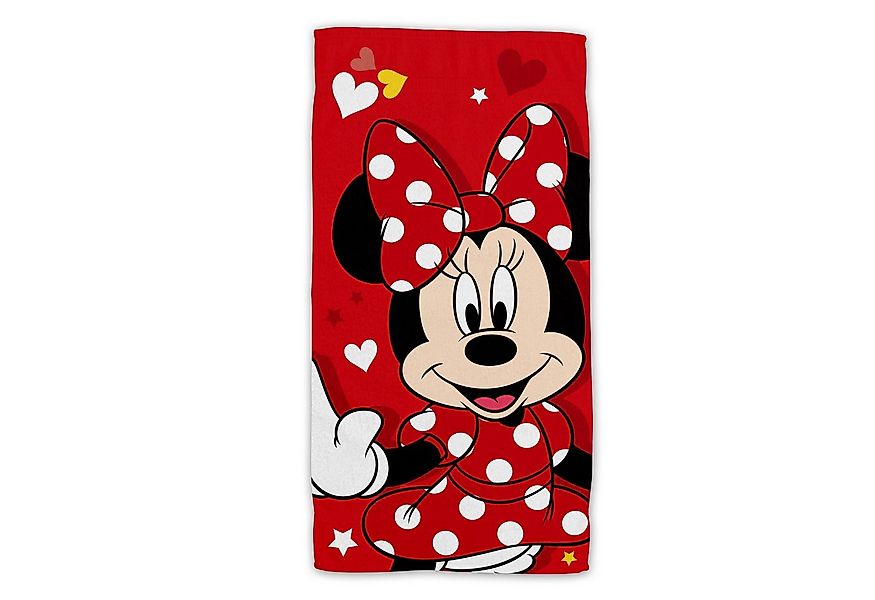 Disney Minnie Mouse Strandtuch Baumwolle Strandtuch Frottee Badetuch mit Pr günstig online kaufen