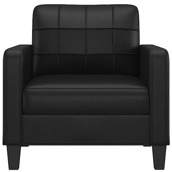 ZMH Ecksofa Sessel Schwarz 60 cm Kunstleder Whonzimmer, Packung 1 Teile, Ro günstig online kaufen