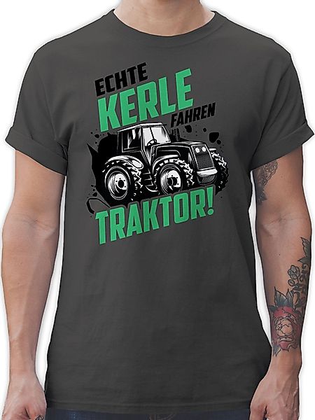 Shirtracer T-Shirt Echte Kerle fahren Traktor günstig online kaufen