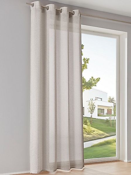heine Gardine Dekostore . (1 St), Ösen, halbtransparent, Fertigstore gerade günstig online kaufen