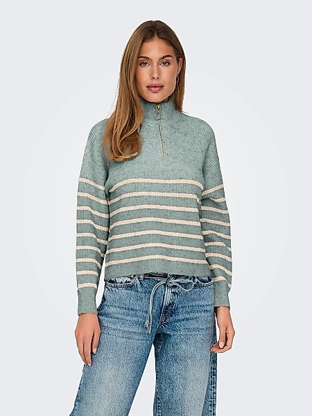 ONLY Strickpullover "ONLTOKYO L/S ZIP PULLOVER KNT NOOS" günstig online kaufen