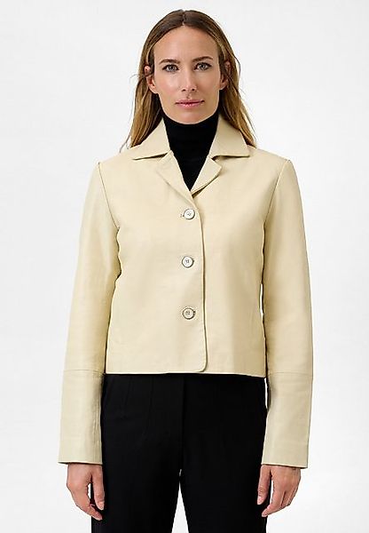 RICANO Lederjacke Esther Lederjacke mit Reverskragen und Knopfverschluss günstig online kaufen