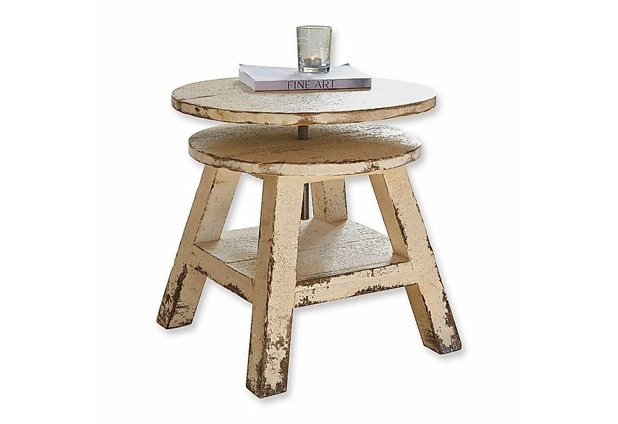 Mirabeau Beistelltisch Beistelltisch Commeren antikweiß günstig online kaufen