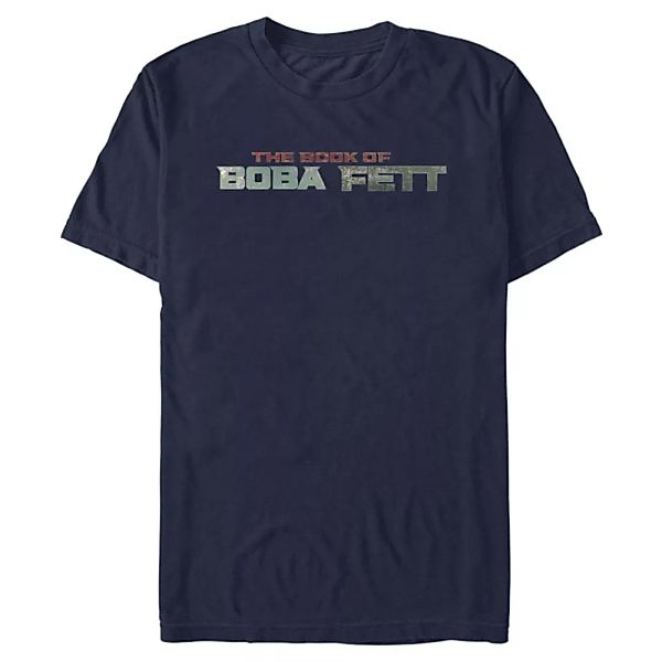 Star Wars - Book of Boba Fett - Logo Boba Fett Text - Männer T-Shirt günstig online kaufen