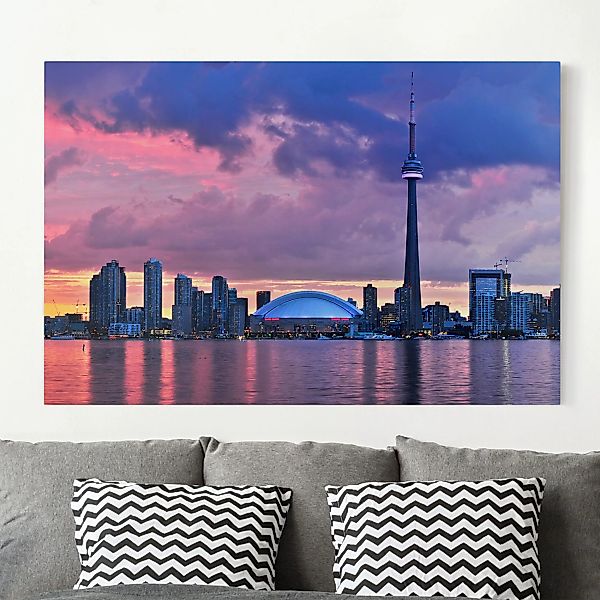 Leinwandbild Architektur & Skyline - Querformat Fascinating Toronto günstig online kaufen