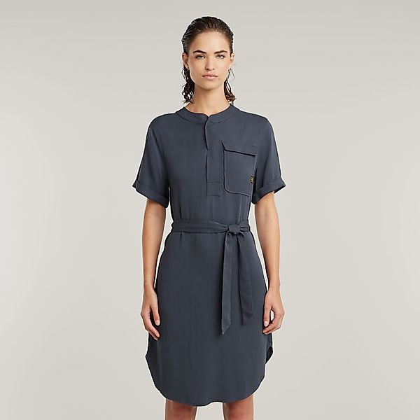 G-STAR Blusenkleid Belted Dress mit Bindegürtel günstig online kaufen
