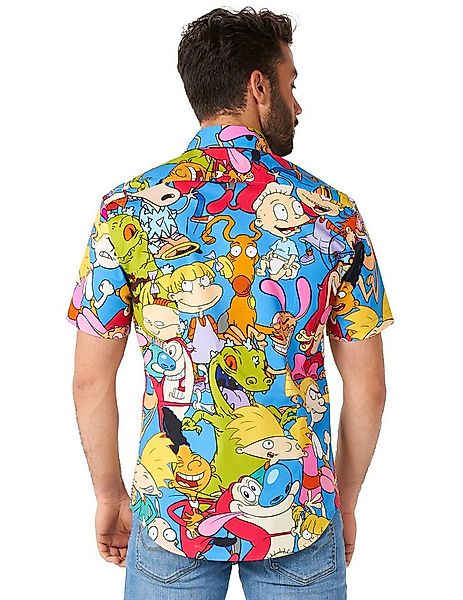 Opposuits Kostüm Nickelodeon Herrenhemd für Erwachsene 90er Jahre bunt günstig online kaufen