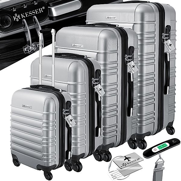 KESSER Kofferset, 4 Rollen, (4 tlg), günstig online kaufen