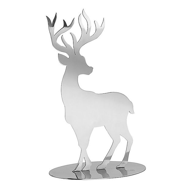 Fink Dekofigur FINK Figur Jasper - silber - H. 10cm x B. 3cm (1 Stück) günstig online kaufen