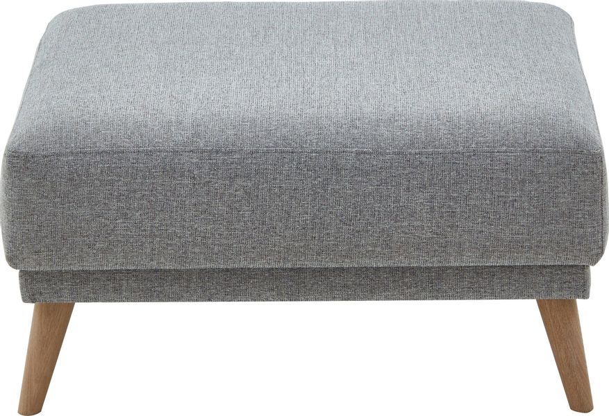 ATLANTIC home collection Hocker "Elvis" Massivholzfüße günstig online kaufen