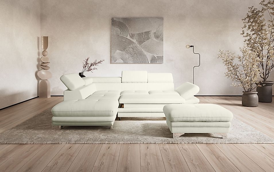 COTTA Ecksofa Enterprise L-Form, mit Arm- günstig online kaufen