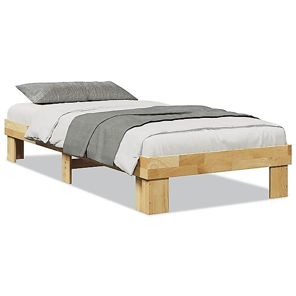 vidaXL Bett Massivholzbett ohne Matratze 100x200 günstig online kaufen