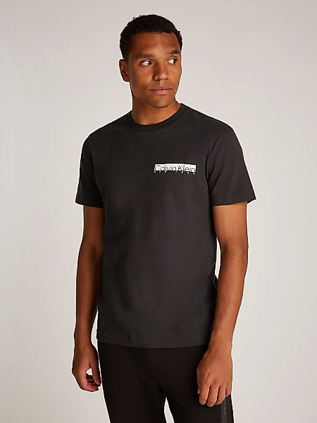 Calvin Klein Rundhalsshirt "NY CHEST BOX LOGO T-SHIRT" mit Logoprint günstig online kaufen