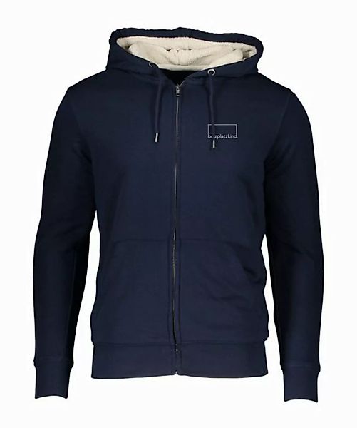 Bolzplatzkind Sweatjacke Bolzplatzkind "Kaminwärme" Kapuzenjacke Baumwolle günstig online kaufen