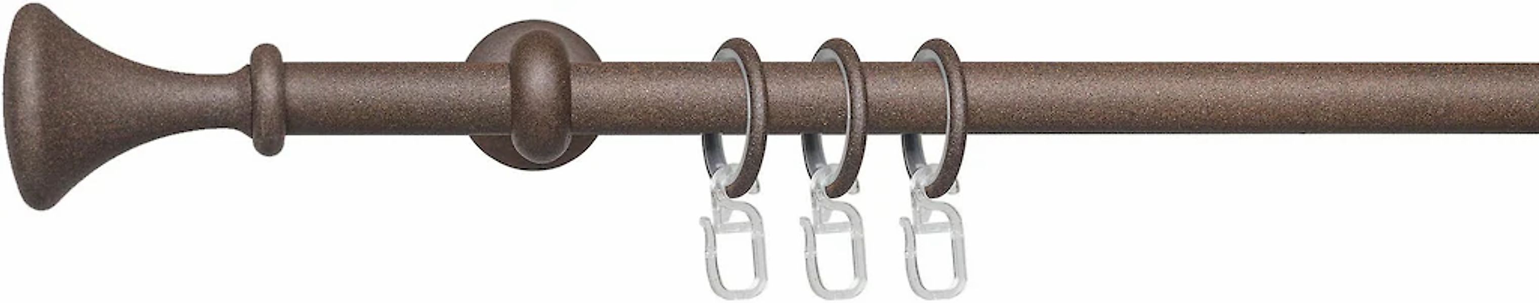 Liedeco Gardinenstange "Esp Kegel" Ø 16 mm 1 läufig-läufig Fixmaß 1-läufig günstig online kaufen