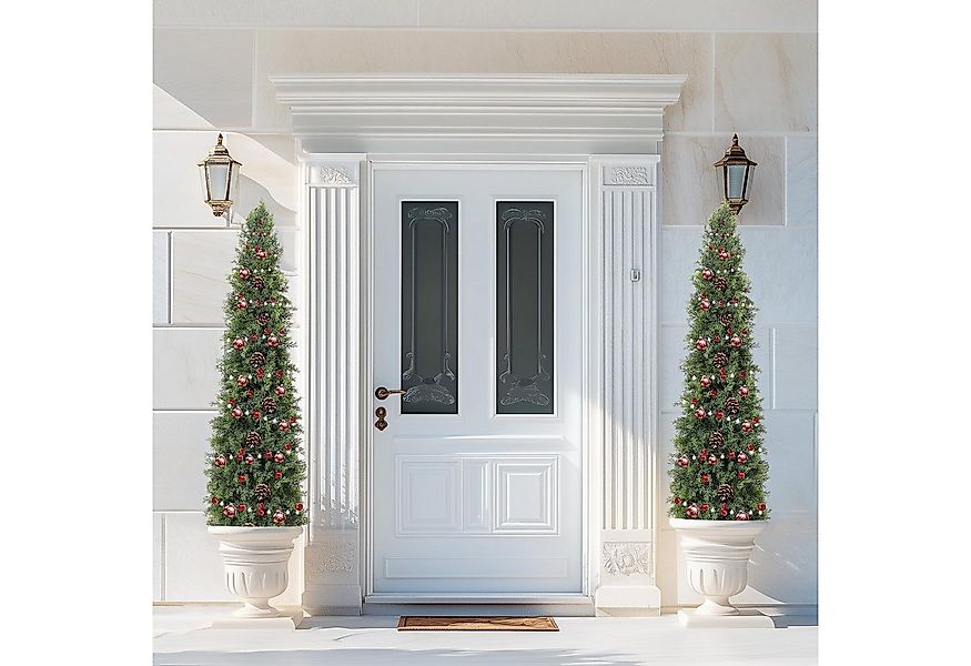 Kunstbaum 2er Set Künstliche Kiefer, Kunstpflanzen, künstlicher Baum, Garve günstig online kaufen