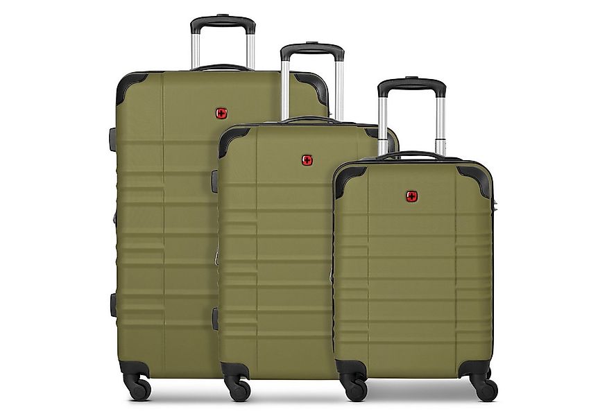 Wenger Trolleyset Amplar Evo, 4 Rollen, (3-teilig, 3 tlg), ABS günstig online kaufen