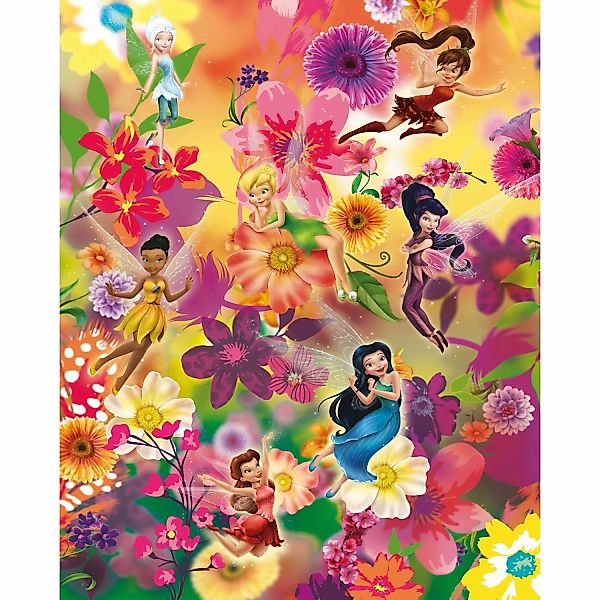 Komar Fototapete Vlies Fairies Flowers  200 x 250 cm günstig online kaufen