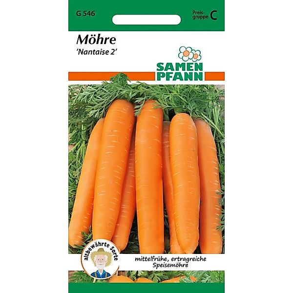 SAMEN PFANN Möhre Nantaise 2 Kleinpackung günstig online kaufen