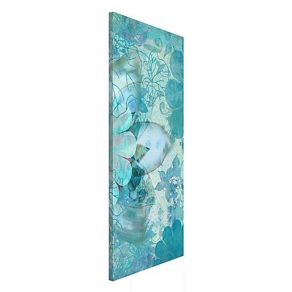 Magnettafel - Hochformat 1:2 Winterblumen günstig online kaufen