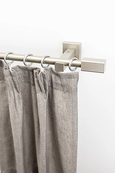 GARESA Gardinenstange »CUBUS« Ø 20 mm 1 läufig-läufig Wunschmaßlänge;Träger günstig online kaufen