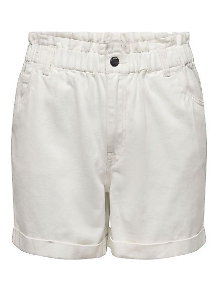 ONLY High Waist Shorts Damen White günstig online kaufen