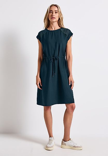 STREET ONE Shirtkleid, mit Mesh-Details günstig online kaufen
