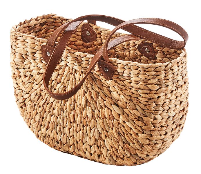 Kobolo Shopper Korbtasche aus Wasserhyazinthe - günstig online kaufen