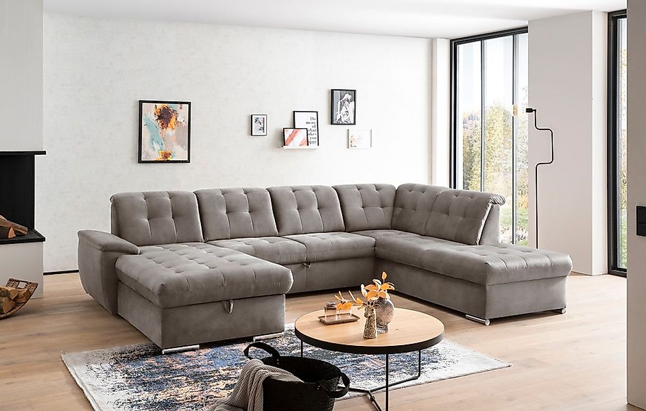 exxpo - sofa fashion Wohnlandschaft "Durango, aufwendige Sitz- und Rückenve günstig online kaufen