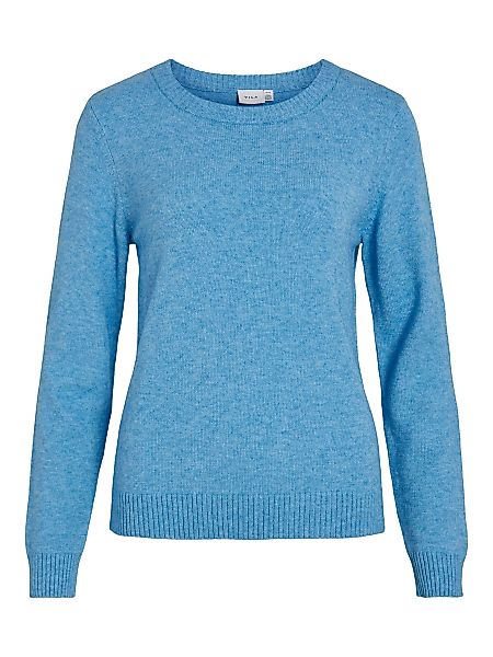 Vila Strickpullover Dünner Rundhals Strickpullover VIRIL günstig online kaufen