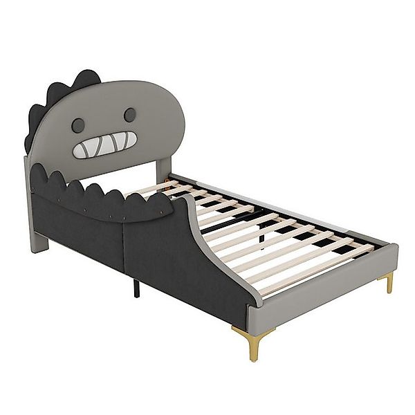 Gotagee Kinderbett Modern Flachbett 90x200cm Einzelbett Dinosaurier Form Po günstig online kaufen