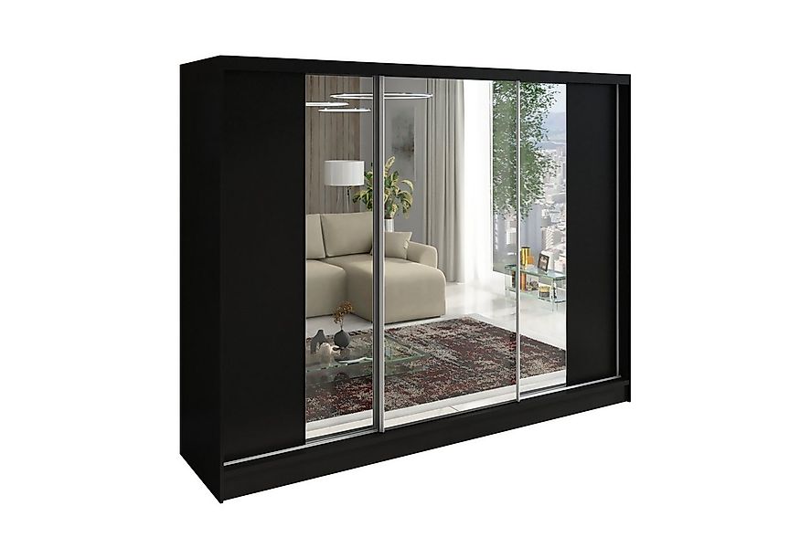 A&J MöbelLand GmbH Schiebetürenschrank VIDA 200 cm 3-türig Schrank mit Schu günstig online kaufen