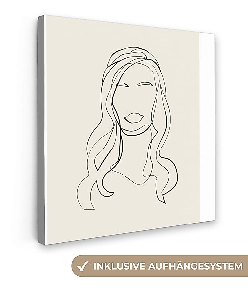 OneMillionCanvasses® Leinwandbild Frauen - Zitate - günstig online kaufen