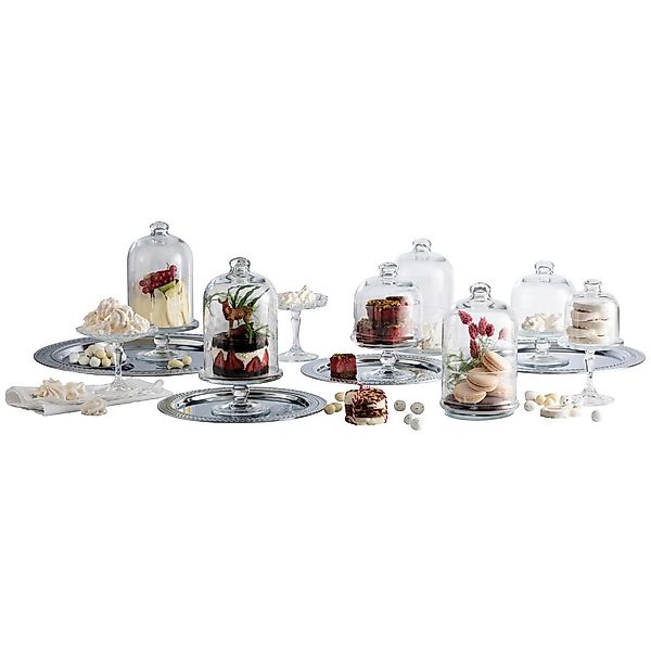 CreaTable Tortenplatte MINI PATISSERIE transparent Glas günstig online kaufen