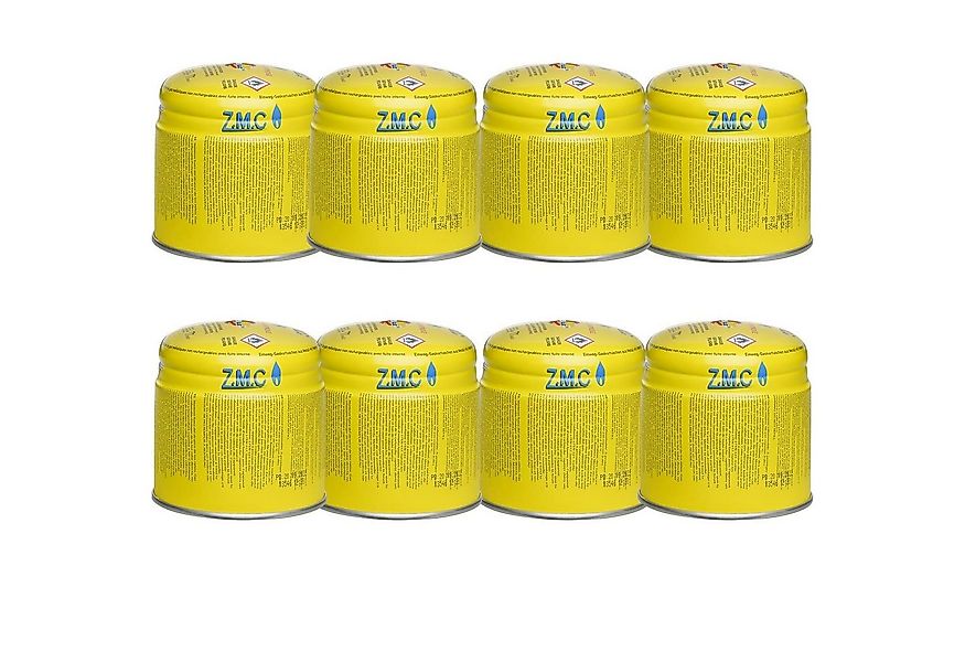 ZMC Gaskartusche 8x Butan Gas Kartusche 190g Anstechkartusche Propangas Gas günstig online kaufen
