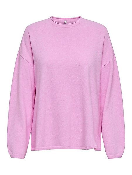 ONLY Strickpullover ONLLOYAL AMALIO LIFE LS O-NECK KNT NOOS mit überschnitt günstig online kaufen