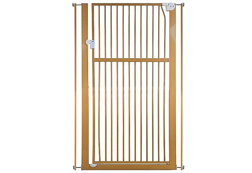 RAMROXX Treppenschutzgitter Absperrgitter beige für 75-85cm Durchgang 142cm günstig online kaufen