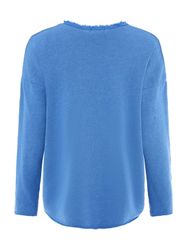 Zwillingsherz Sweatshirt Positive Mind (1-tlg) Fransen günstig online kaufen