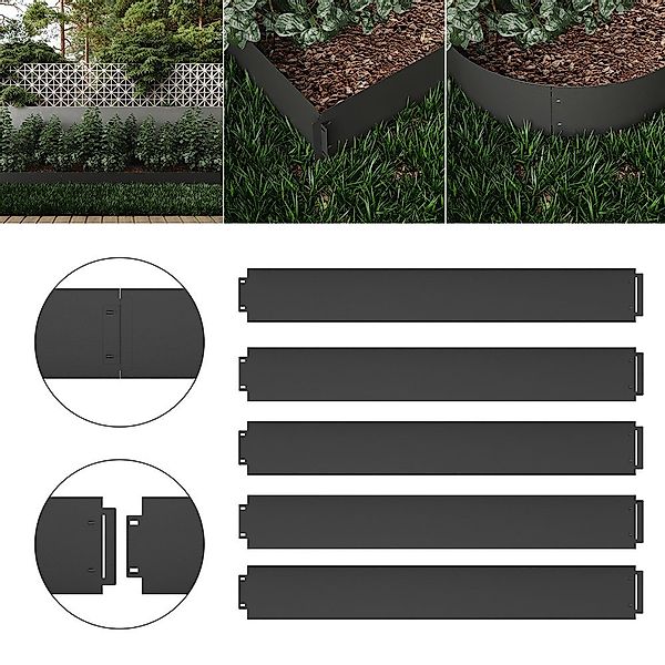 OK-Living Rasenkante, Anthrazit, 100 x 18 günstig online kaufen