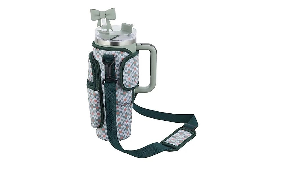 KHG To Go Becher   ¦ grün ¦ Edelstahl,Kunststoff ¦ Maße (cm): H: 27  Ø: 7 K günstig online kaufen