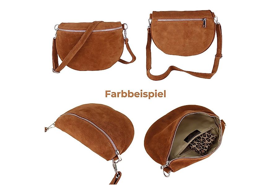 MIRROSI Bauchtasche Damen,Wildleder, Made in Italy,Umhängetasche, Brusttasc günstig online kaufen
