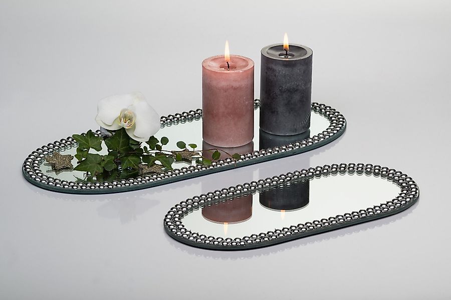 Sandra Rich Kerzentablett GLORY - mirror günstig online kaufen