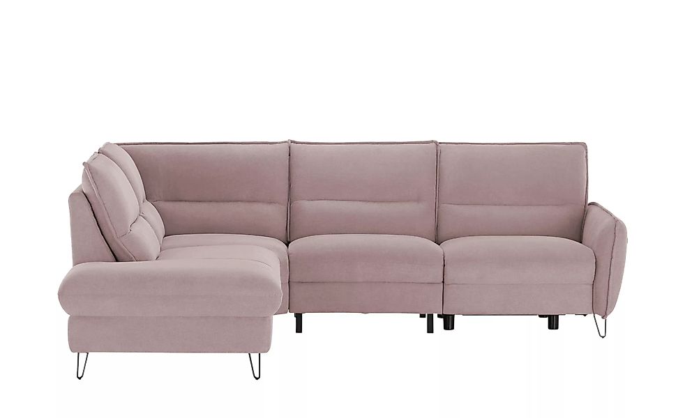 Ecksofa - rosa/pink - 273 cm - 90 cm - 225 cm - Polstermöbel > Sofas > Ecks günstig online kaufen