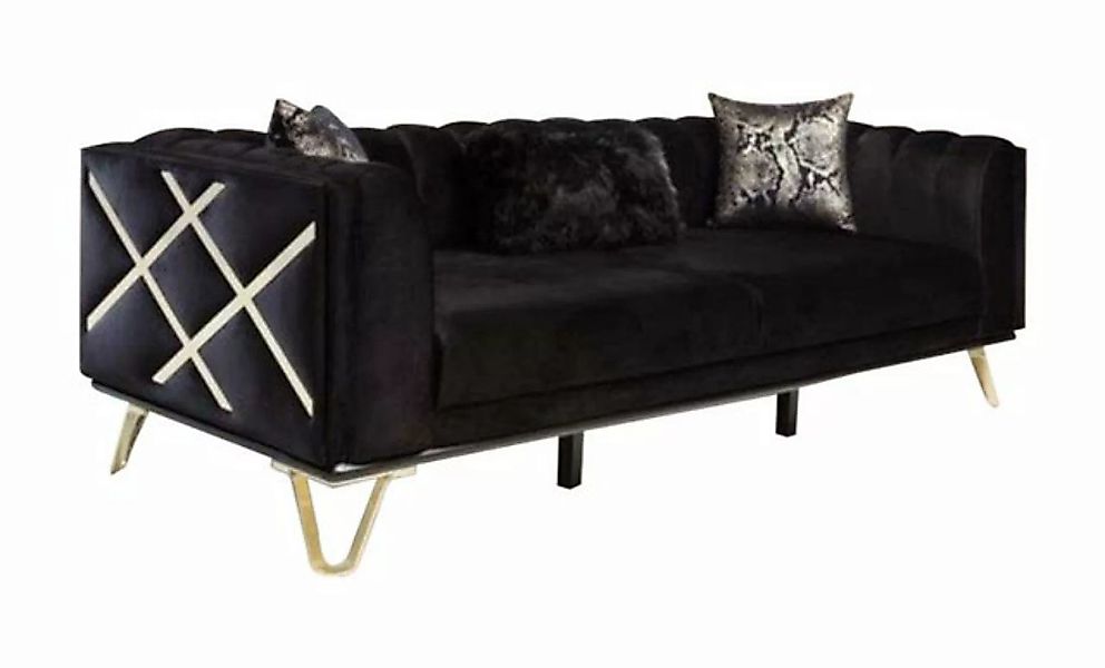 JVmoebel Sofa Dreisitzer Sofa 3 Sitz Sofas Luxus Sitz Stoff Textil Couch, M günstig online kaufen