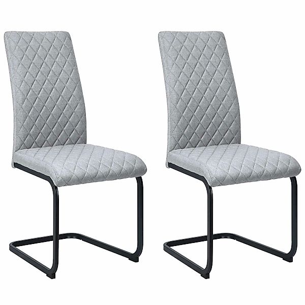 OTTO home Esszimmerstuhl "Valbourg" () 2 Stk. Freischwinger, gepolsterte Rü günstig online kaufen
