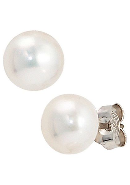 JOBO Perlenohrringe, 925 Silber mit Süßwasser-Zuchtperlen günstig online kaufen