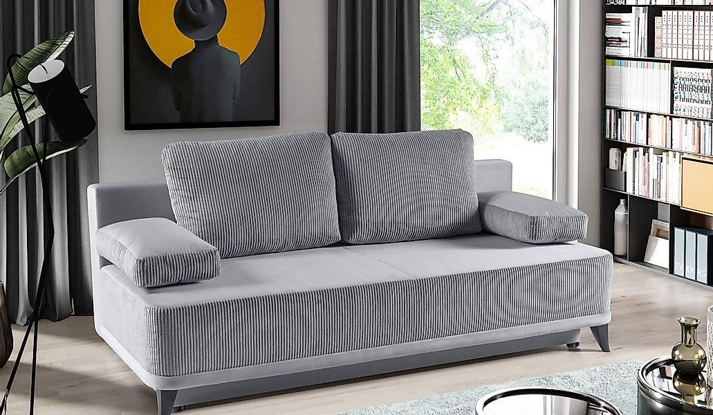 WERK2 Schlafsofa Rosso Breite 204, Liegefläche 140/200cm. aktueller Cord Ma günstig online kaufen