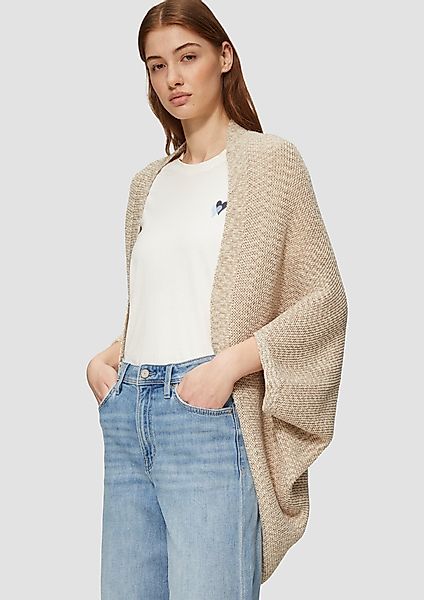 s.Oliver Poncho Strickponcho in O-Shape Logo günstig online kaufen
