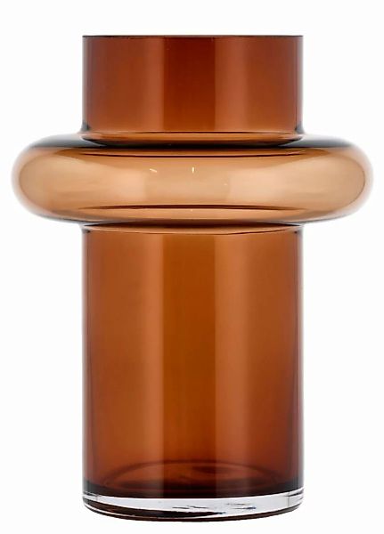 Lyngby Vasen Tube Vase Glas amber 20 cm (orange) günstig online kaufen