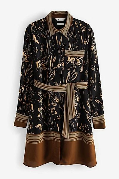 Next Blusenkleid Langärmeliges Premium-Hemdblusenkleid (1-tlg) günstig online kaufen
